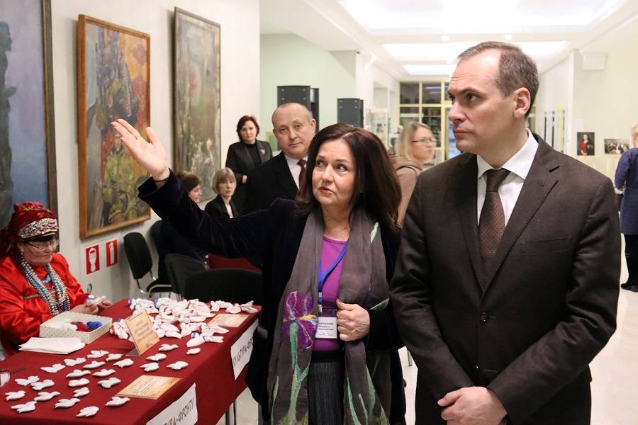 16 января в Музее Эрьзи стартовал патриотический проект «Культура - фронту!»