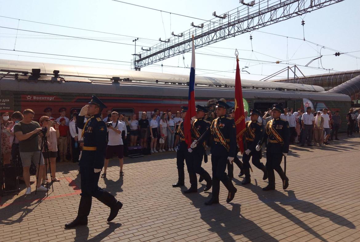 В Саранск прибыл тематический поезд в рамках акции «Мы — армия страны! Мы — армия народа!»