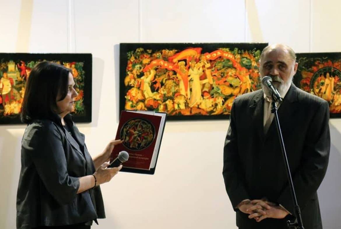 В Музее Эрьзи открылась выставка лаковой миниатюры «Искусство Палеха»
