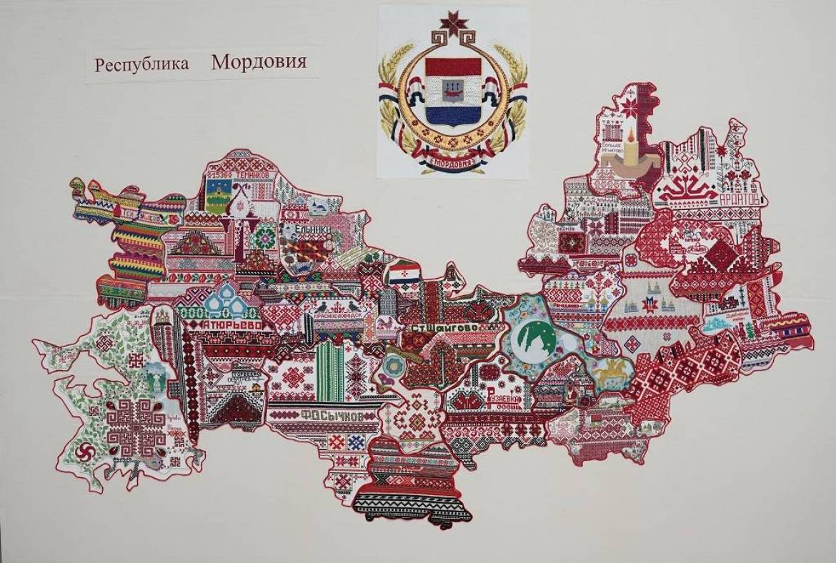 В Саранске подведут итоги республиканского фестиваля «Вышитая карта “Мордовия многонациональная”»