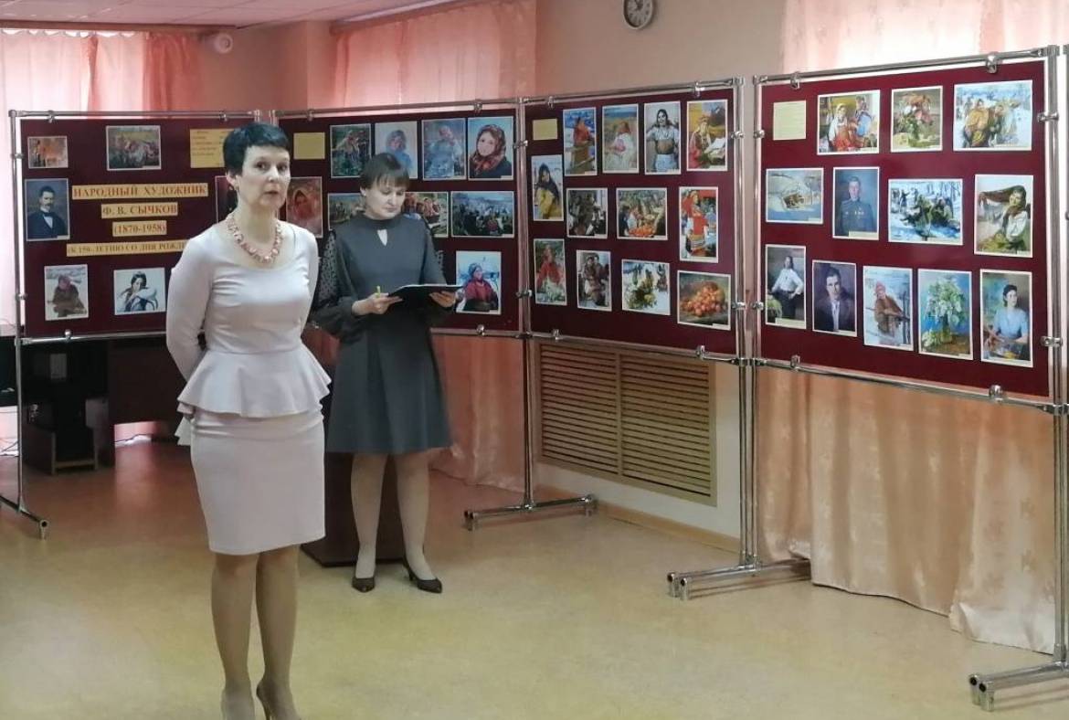 В Центральном государственном архиве РМ состоялось открытие выставки «Народный художник Ф.В. Сычков»