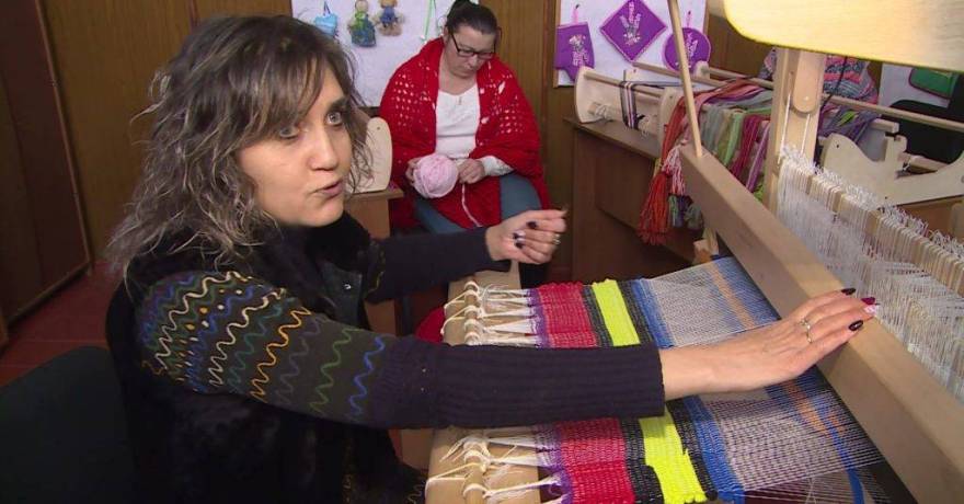 В селе Мордовская Пишля заработал ткацкий станок
