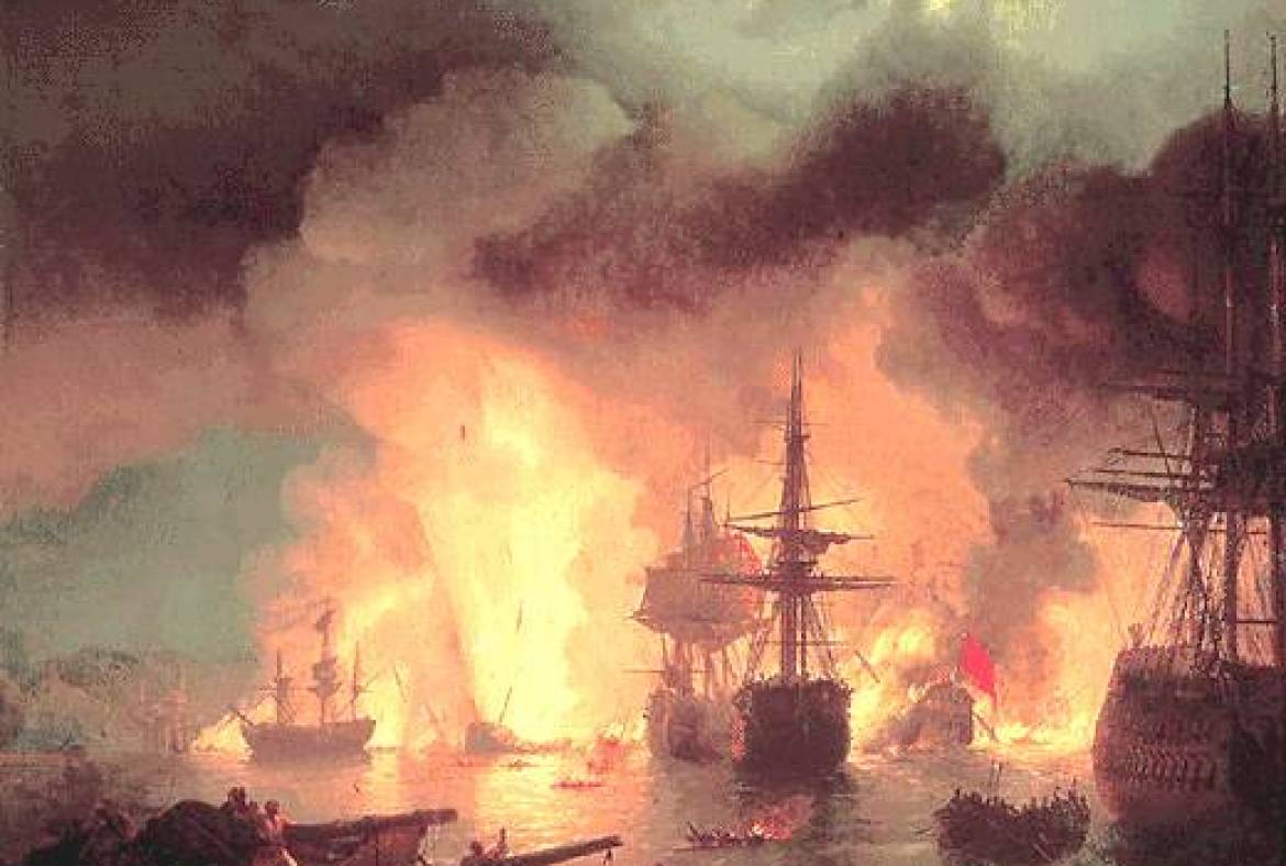 Архивные документы к 250-летию победы Российского флота в Чесменском сражении