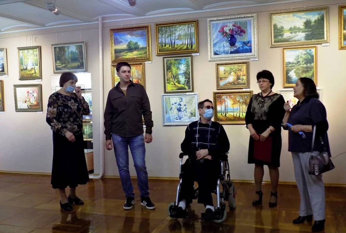 В Музее мордовской народной культуры состоялось открытие  выставки «Очарование пейзажем»