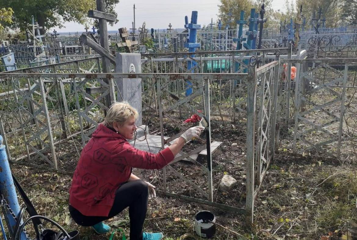 Волонтеры культуры Ковылкинского района облагородили места захоронений участников Великой Отечественной войны