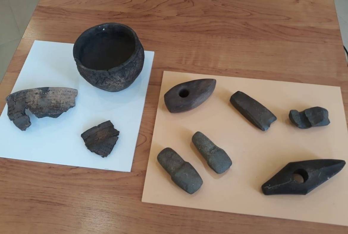 Археологическая коллекция краеведческого музея пополнилась еще одним интересным экспонатом, который был найден в лесу Старошайговского района