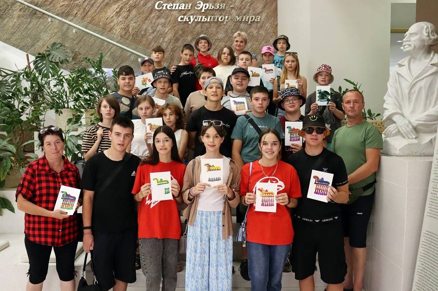 12 июля Музей Эрьзи встречал гостей из Каланчакского района Херсонской области