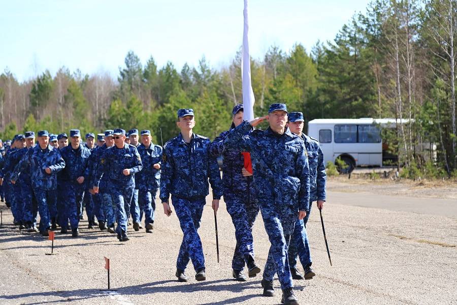 В УФСИН России по Республике Мордовия проходят тренировки парадных расчетов