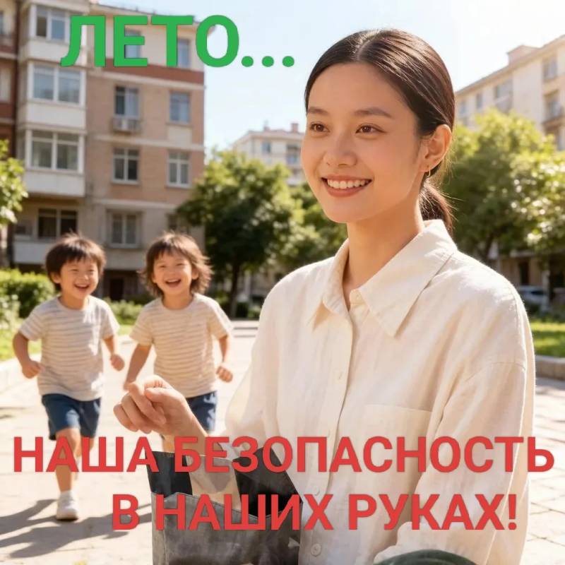 ЛЕТНИЕ КАНИКУЛЫ: НАША БЕЗОПАСНОСТЬ — В НАШИХ РУКАХ!