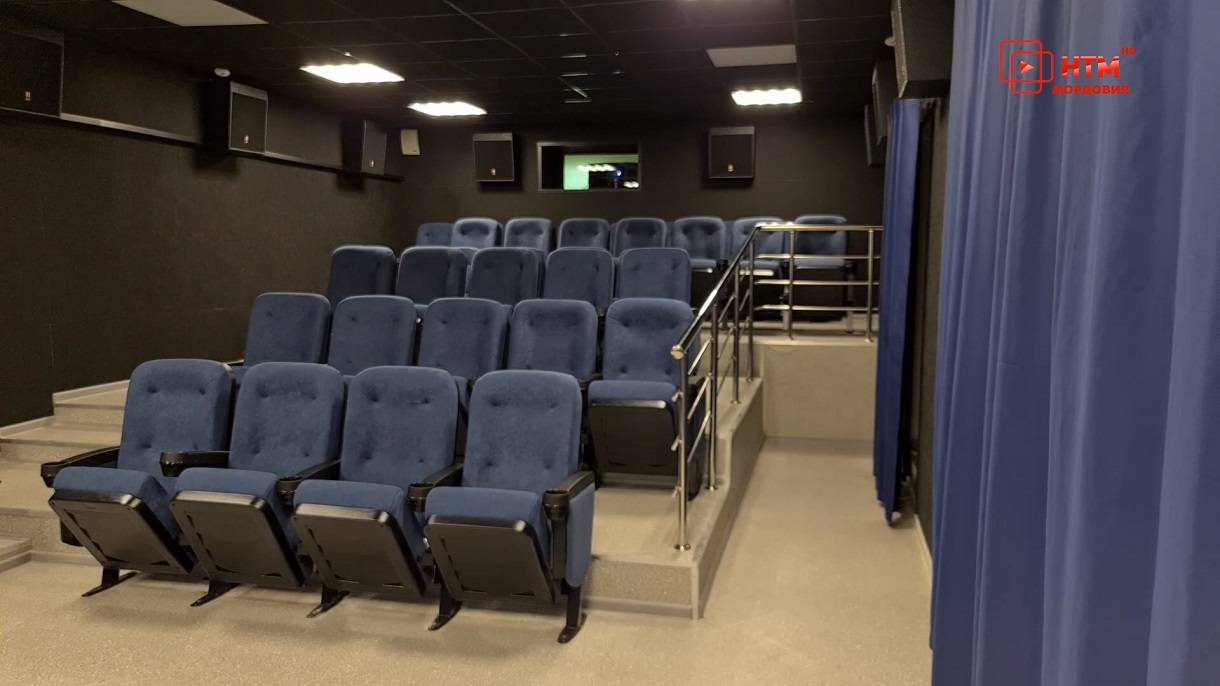 Благодаря национальному проекту «Культура» в Ковылкинском ДК появился современный зал для просмотра фильмов и мультфильмов