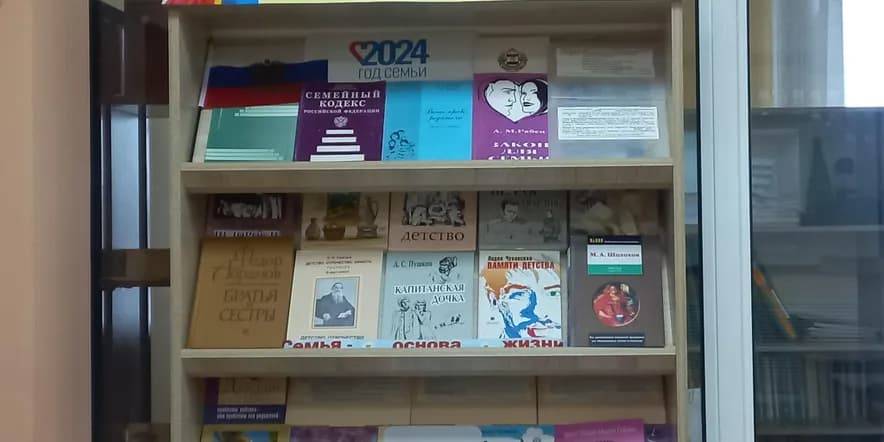 Озвученная книжно–иллюстративная выставка «Семья — начало всех начал»
